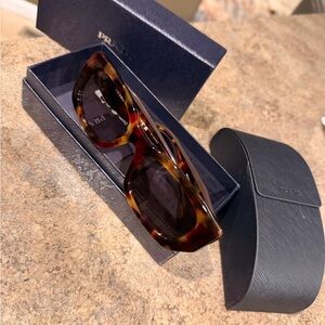 Prada Brown Tortoise Sunglasses